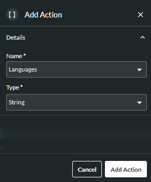 Add an Action