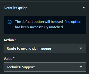 Default option
