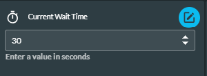 Edit Current Wait Time