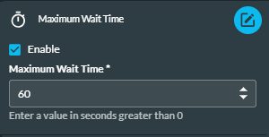 Edit Maximum Wait Time