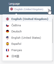 Language selector