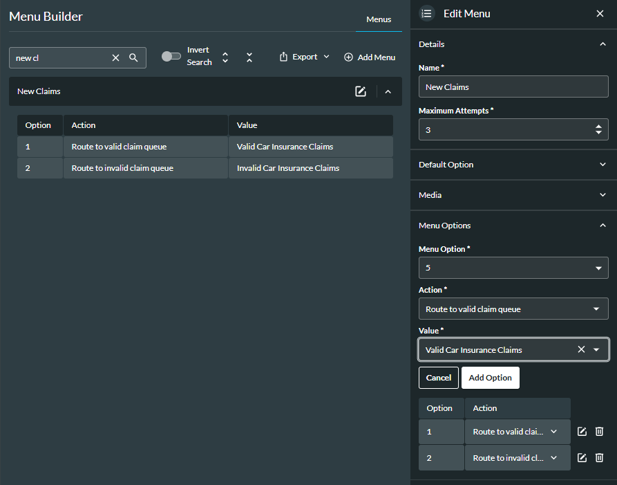 Example 3 how to use actions