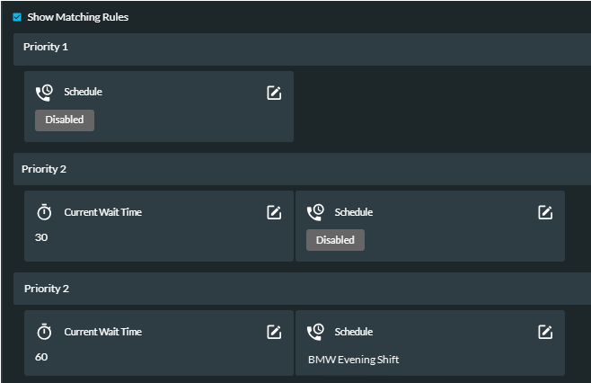 View Matching Rules
