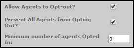 Allow agents to opt out